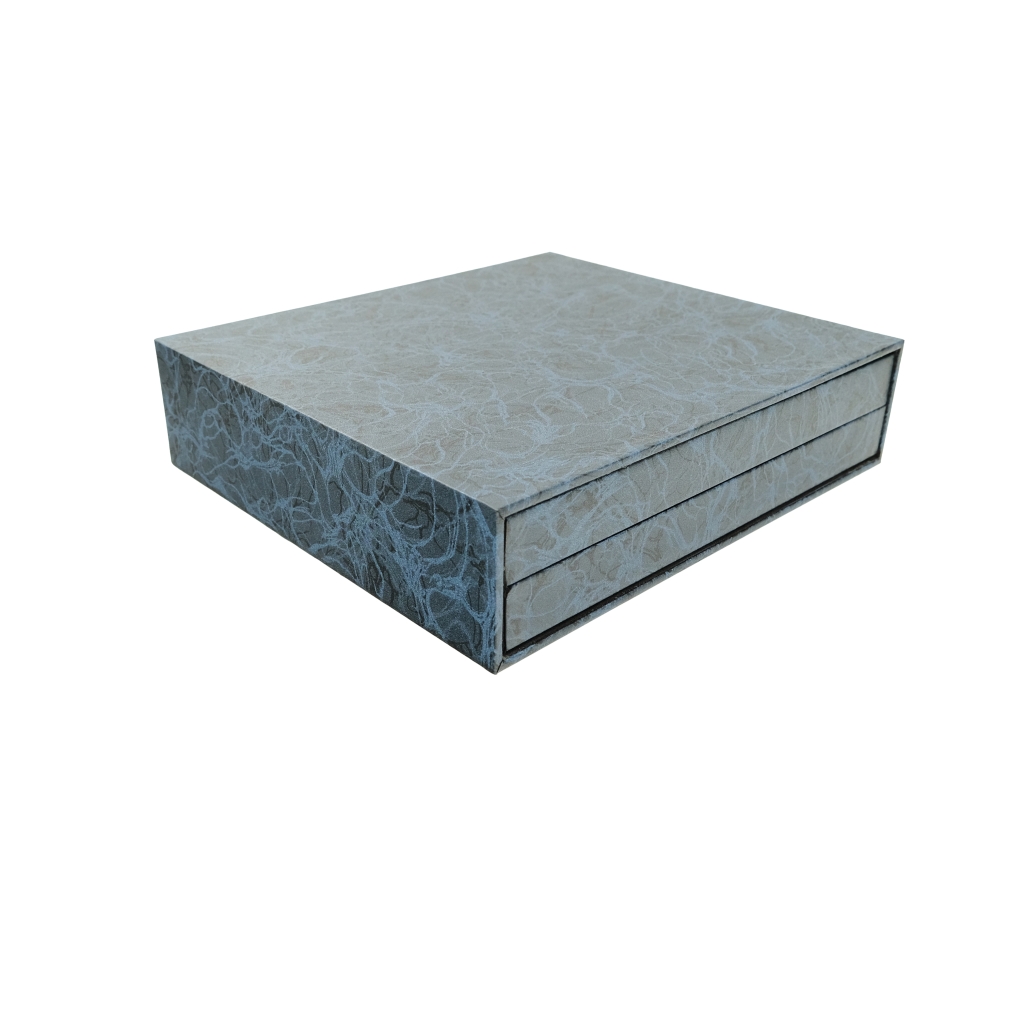 Temir - Leather Covered Large Size Set Boxes 22x21cm