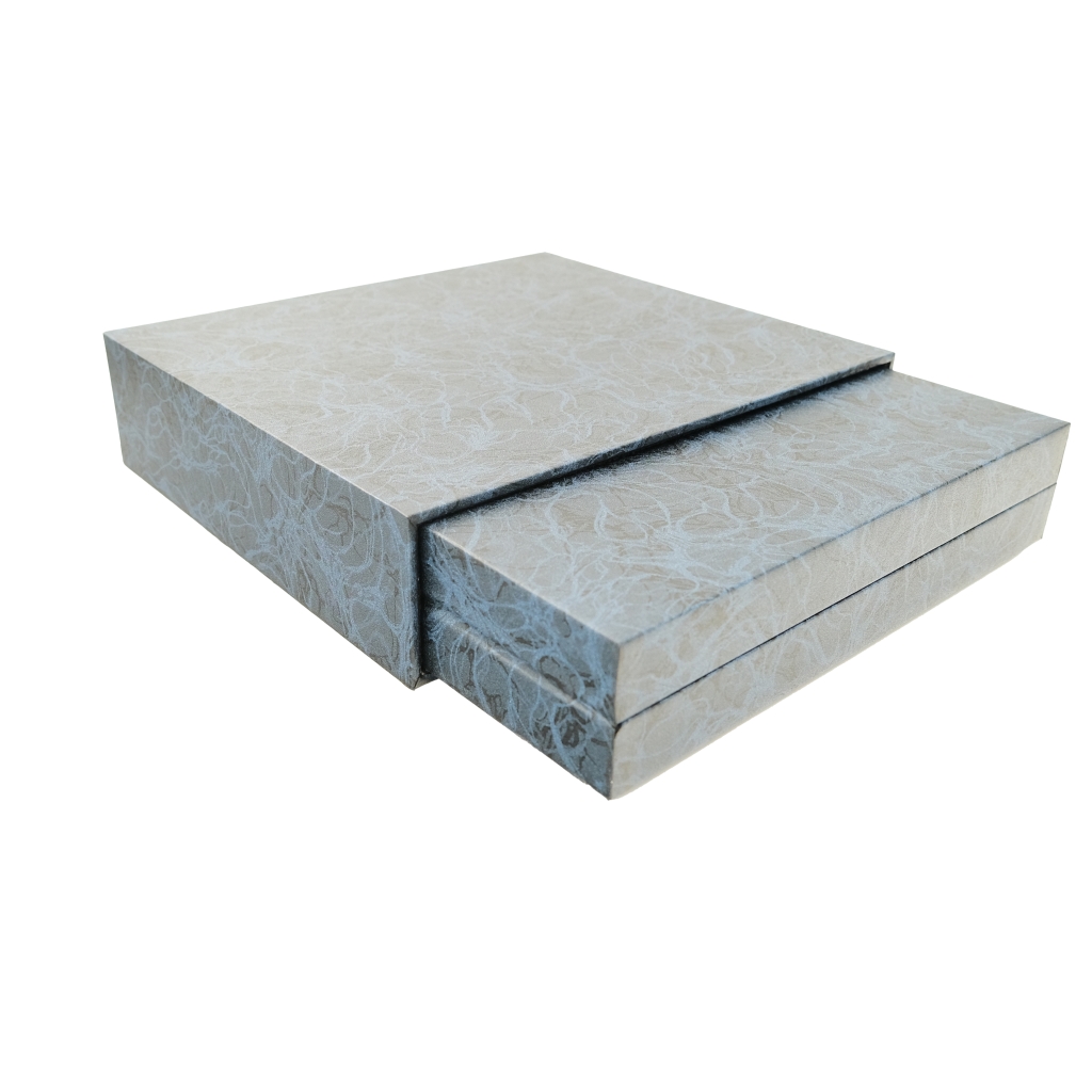 Temir - Leather Covered Large Size Set Boxes 22x21cm