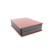 Toraman - Wooden Leather Coated Large Size Set Boxes 27x22cm