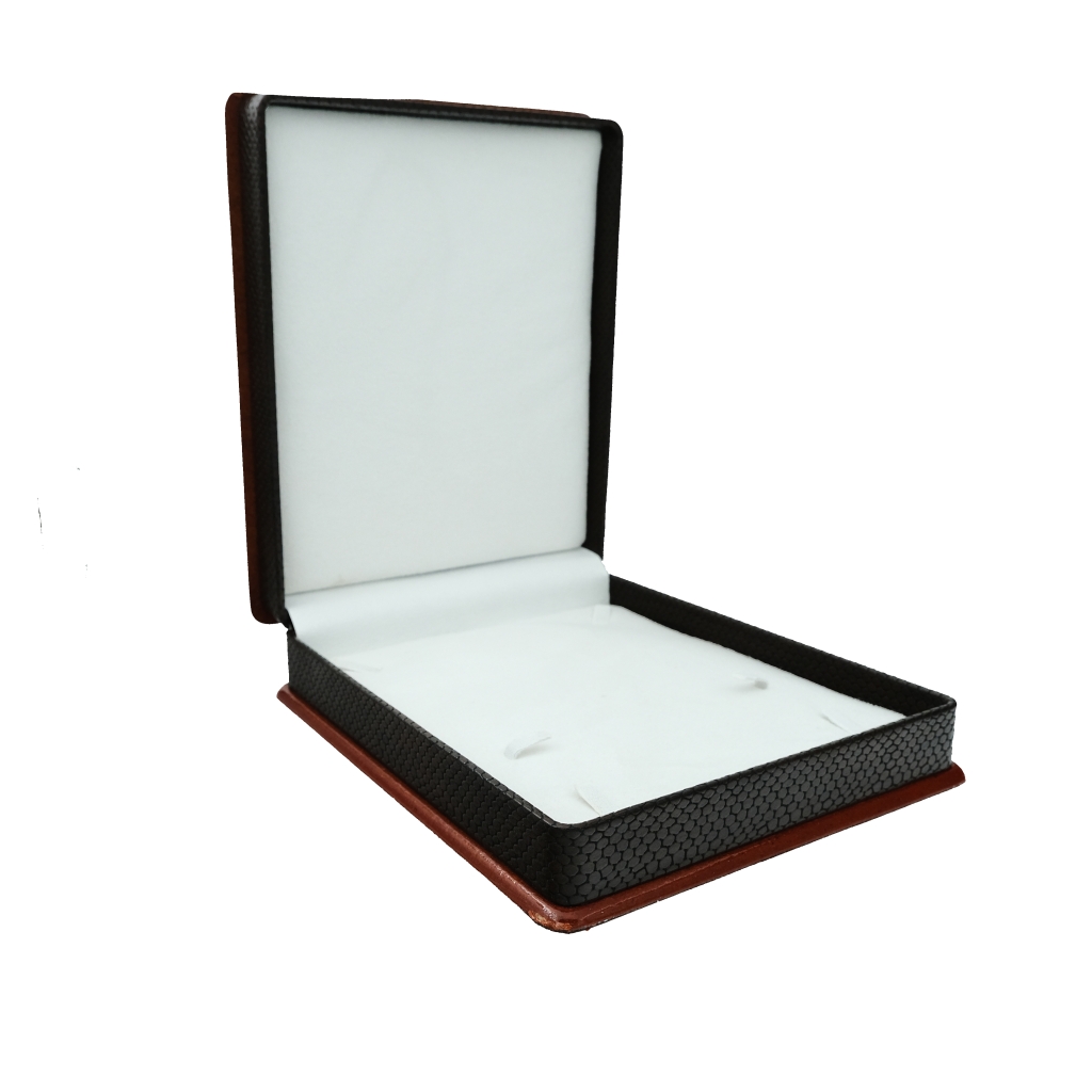 Toraman - Wooden Leather Coated Large Size Set Boxes 27x22cm