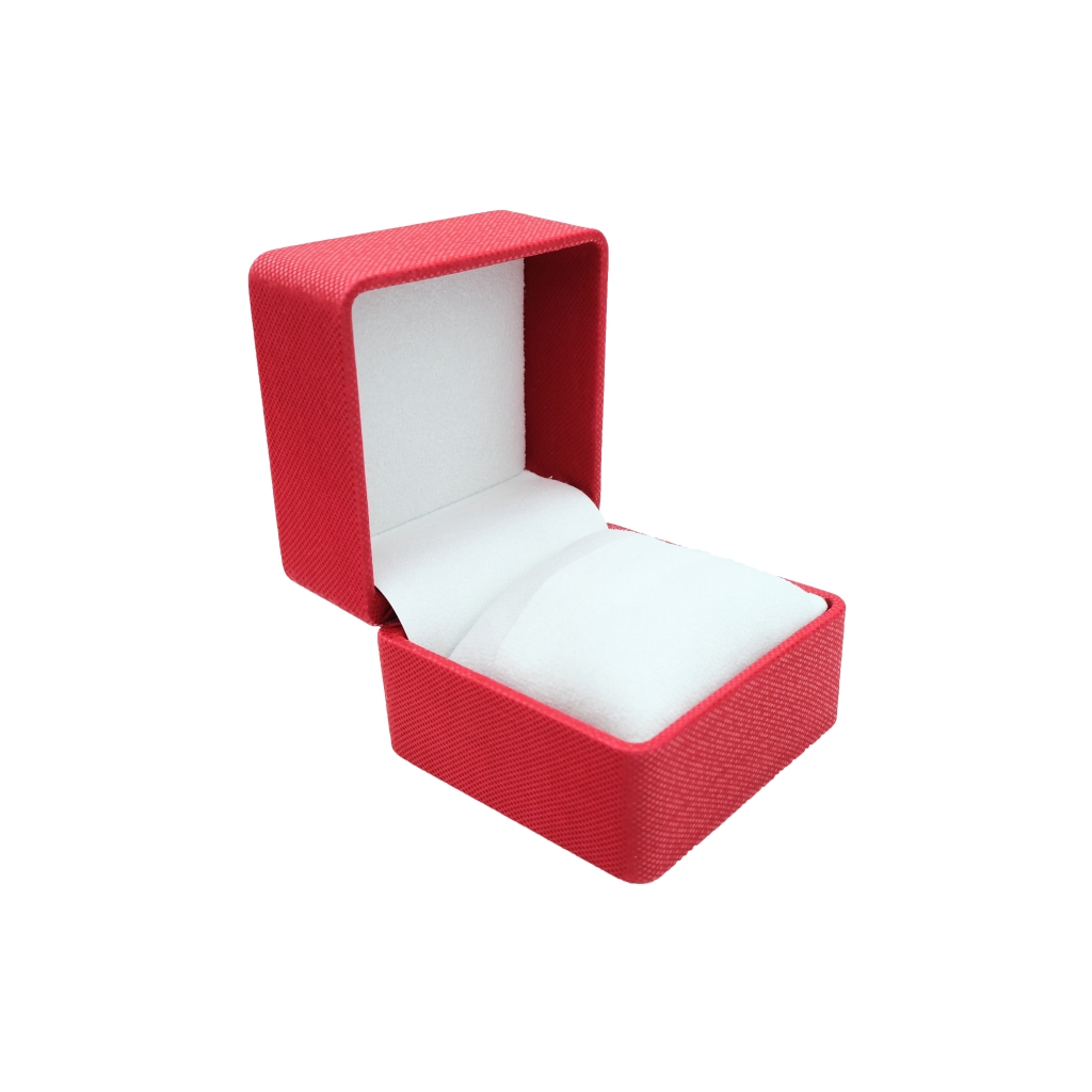 جورمان - سوار وصندوق ساعة مغطى بالجلد مقاس 10 × 10 سم