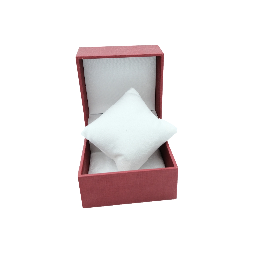 كوركان - سوار وصندوق ساعة مغطى بالجلد مقاس 10 × 10 سم