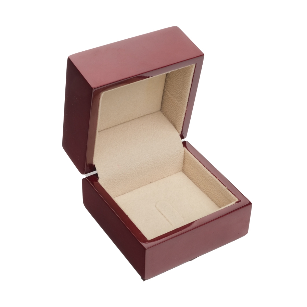 İdil - Деревянная коробочка для колец 7x7см