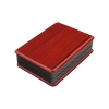 Korhan - Wooden Leather Coated Medium Size Set Box 13x18cm