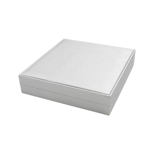 سيزجين - صندوق مجموعة كبير الحجم مغطى بالجلد 21x22